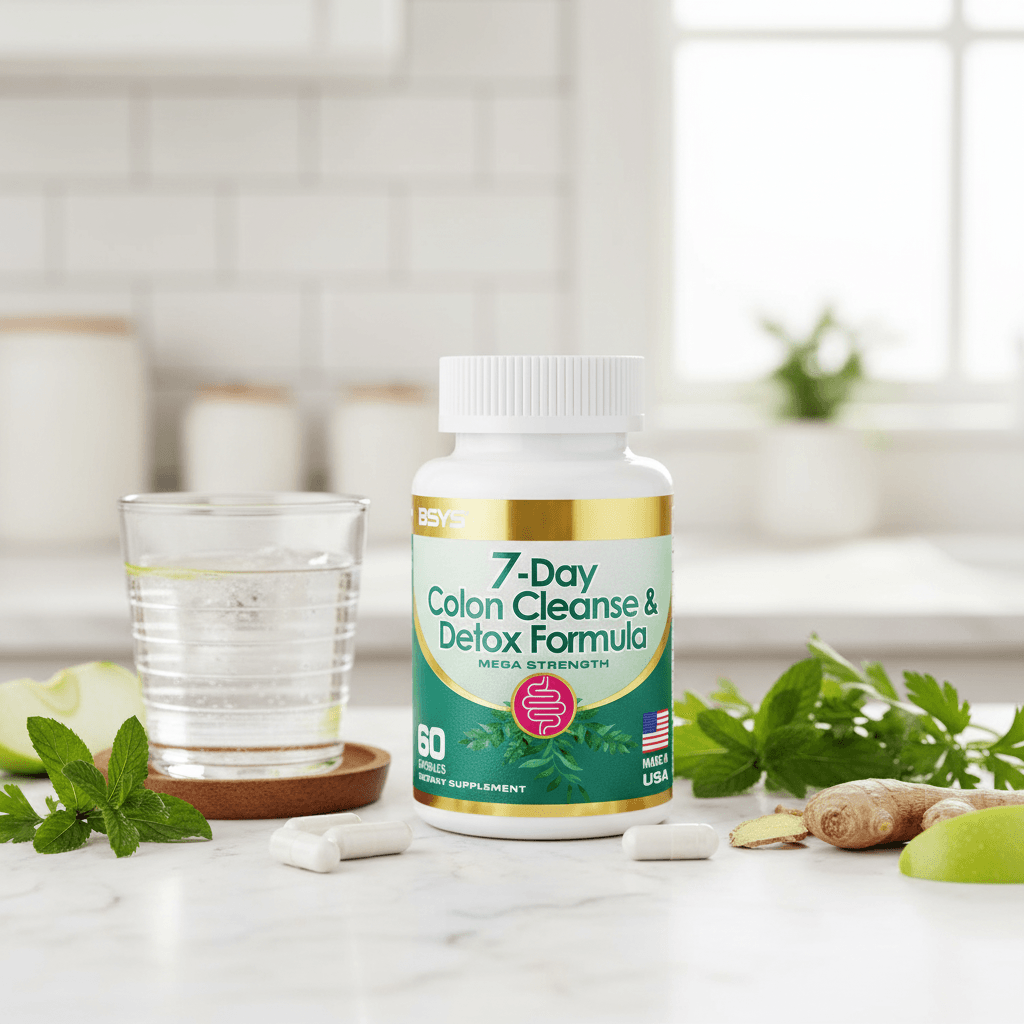 7-Day Colon Cleanse & Detox Formula в освежаваща обстановка