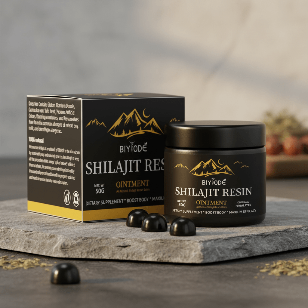 Pure Himalayan Shilajit Gummies с точна опаковка